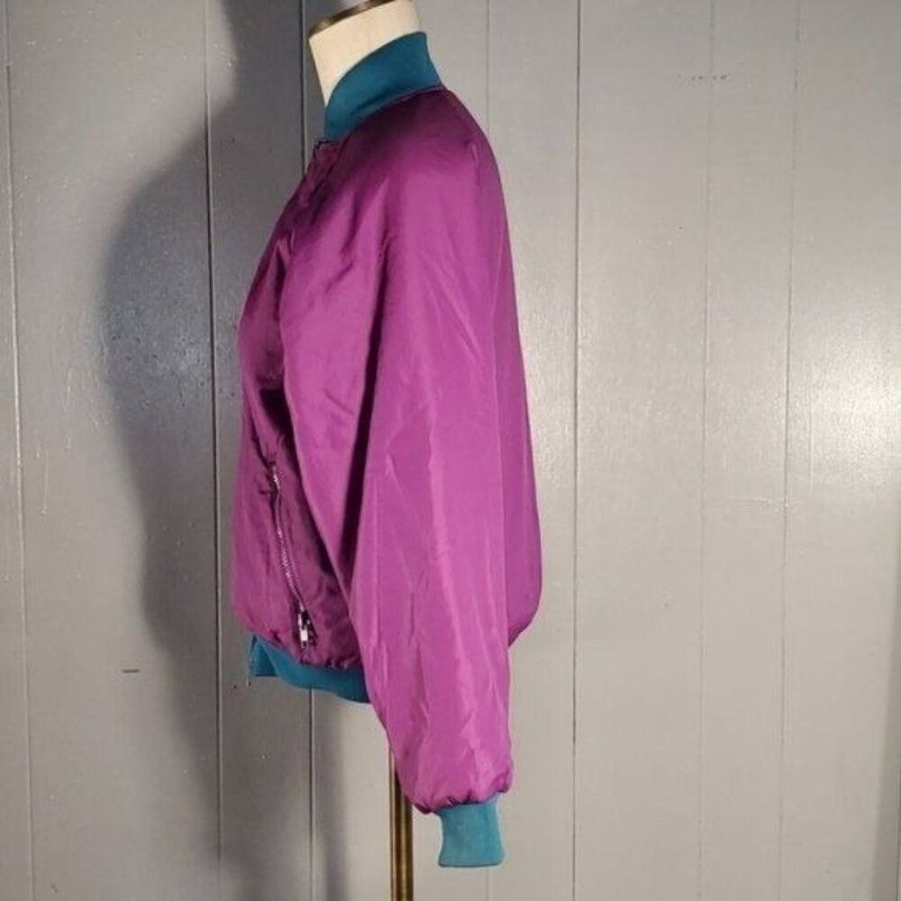 Vintage Columbia Jacket PUFFER COAT Reversible Radial Sleeve WOMEN'S WOMAN'S S - Picture 9 of 16